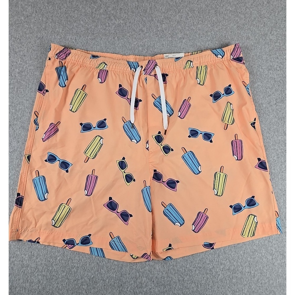 Sonoma Swim Trunk Shorts Mens Size XXL Lined 7" Inseam Swimming Short Fun NEW